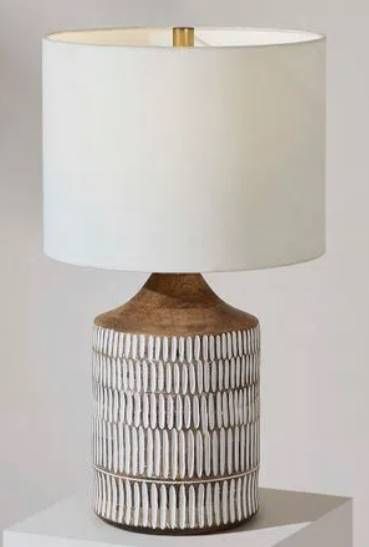 Renwil® Wickes White Table Lamp-4
