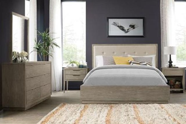 Riverside Furniture Zoey Queen Upholstered Panel Double Storage Bed-3