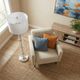 Northfield Living Nimbus Brushed Nickel/Clear Floor Lamp-3