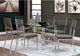 Furniture of America® Casper 2-Piece Chrome/Gray Dining Side Chair Set-1