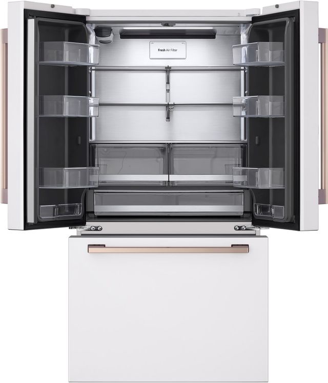 LG Studio 36 In. 26.5 Cu. Ft. Essence White Counter Depth French Door Refrigerator-3