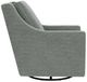 Flexsteel® Murph Blue Arctic Swivel Chair-2