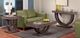 Handstone Customizable Contempo Slate Grey Pedestal Coffee Table-2