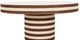 TOV Furniture Lyra Brown/Natural Striped Coffee Table-4