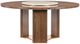 Hooker® Furniture Eleana Light Caramel Round Dining Table with Sunlit Bronze Base-2