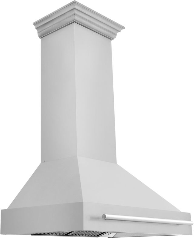 ZLINE 36" Stainless Steel Wall Mounted Range Hood with Handle-2