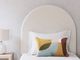Signature Design by Ashley® Arloster Tan/White Upholstered Twin Panel Headboard-3