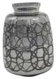A & B Home Silver Abyss Etched Vase-1