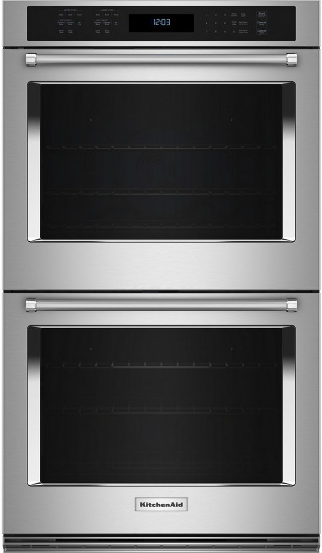 KitchenAid® 27" Stainless Steel Double Electric Wall Oven