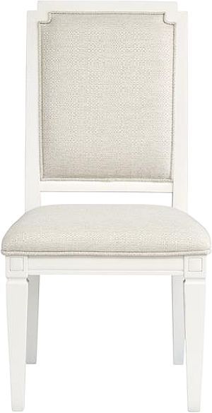 Magnussen Home® Willowbrook Egg Shell White/Natural Dining Side Chair with Upholstered Seat and Back-1