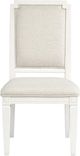 Magnussen Home® Willowbrook Egg Shell White/Natural Dining Side Chair with Upholstered Seat and Back-1