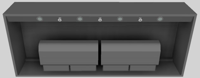 Vent-A-Hood® 60" Gunsmoke Wall Mounted Range Hood-3