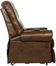 Catnapper® Stallworth Chestnut Power Lift Full Lay Out Chaise Recliner-2