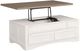 Parker House® Americana Modern Weathered Natural Cocktail Table with Lift-Top and Cotton Base-3