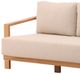 Dovetail Furniture Redford Natural/Sand Fabric/Teak Outdoor Sofa-4