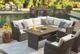 Signature Design by Ashley® Easy Isle 3-Piece Dark Brown Sectional with Cushions-3