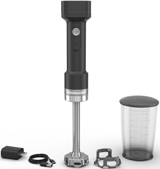 KitchenAid® Go™ Black Matte Cordless Hand Blender-4