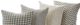 Giftcraft 4-Piece Cream/Gray Assorted Handloom Pillow Set-1