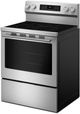 KitchenAid® 30'' PrintShield™ Stainless Steel Smart Freestanding Electric Range with Convection Cooking Modes-3