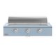 Caliber™ Rockwell Social 48" 3-Burner Bluestone Built-In Liquid Propane Grill with Chrome Hardware-1