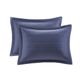 Olliix by Albany Reversible Aqua King/California King Cotton Printed Coverlet Set-1
