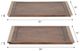Sagebrook Home Leaon 2-Piece Natural Tray Set-2