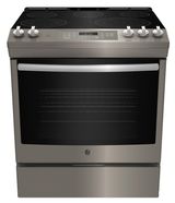 GE® 30" Slate Slide-In Electric Range