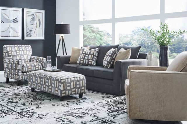 Fusion Furniture Amos Dusk Bogart Slate Cocktail Ottoman-1