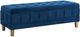 Elements International Crosby Royale Cobalt Storage Ottoman-0