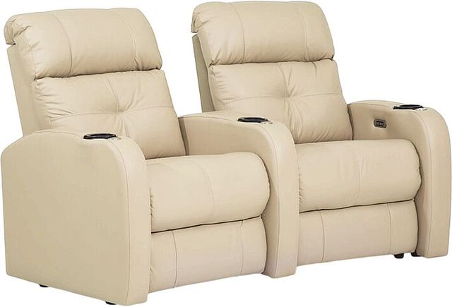 Palliser® Furniture Customizable Audio 2-Piece Power Reclining Home Theater Seating with Wedge Arms-0