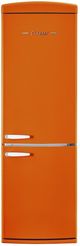 Unique® Appliances Classic Retro 24" 11.7 Cu. Ft. Orange Creamsicle Counter Depth Bottom Freezer Refrigerator-0