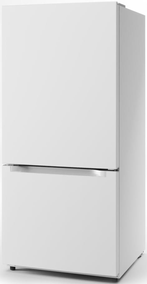 Midea 30 in. 18.7 Cu. Ft. White Bottom Freezer Refrigerator - Thumbnail 3