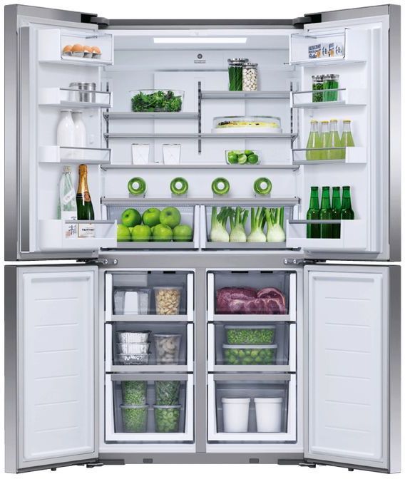 Fisher & Paykel Series 7 36" 19 Cu. Ft. Stainless Steel Counter Depth French Door Refrigerator-2