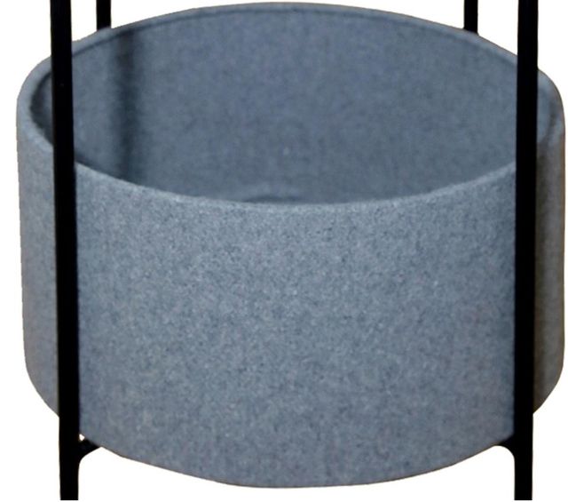 Signature Design by Ashley® Brookway Brown Accent Table with Black Stand and Light Gray Storage-2