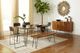 Jofran Inc. Nature's Edge Chestnut 60" Dining Table with Black Base-1