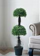 A & B Home Green Potted Boxwood Topiary-1
