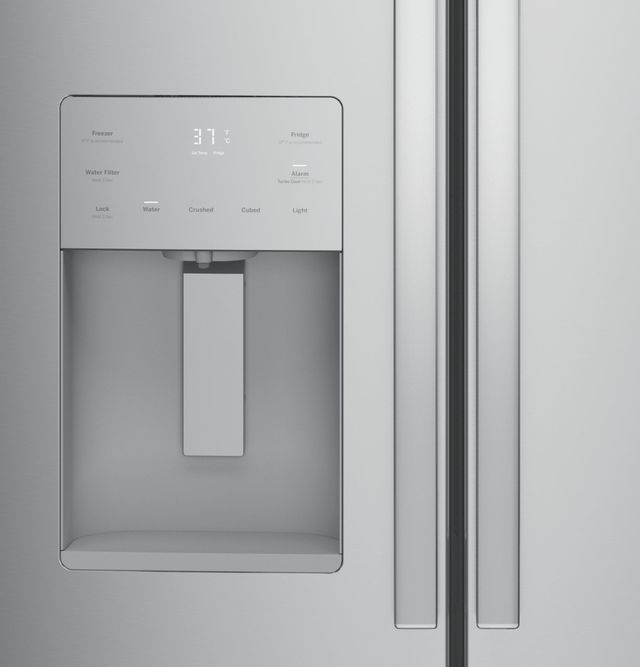 GE® 33" 23.6 Cu. Ft. Fingerprint Resistant Stainless Steel French Door Refrigerator-4