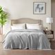 Olliix by INK+IVY Bree Knit Grey King Blanket-3