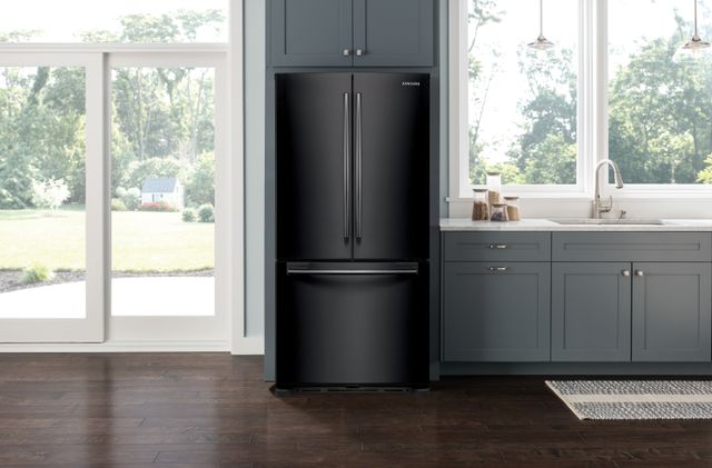Samsung 19.5 Cu. Ft. French Door Refrigerator-Black-2