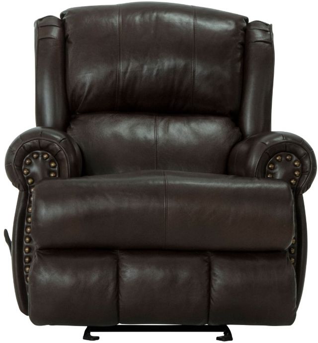 Catnapper® Duncan Chocolate Deluxe Glider Recliner-4