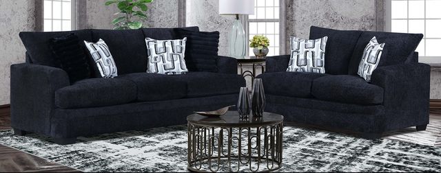 American Wholesale Furniture Derelly Black Sofa-1