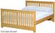 Crate Designs™ Furniture Classic Twin XL Shaker Bed-0