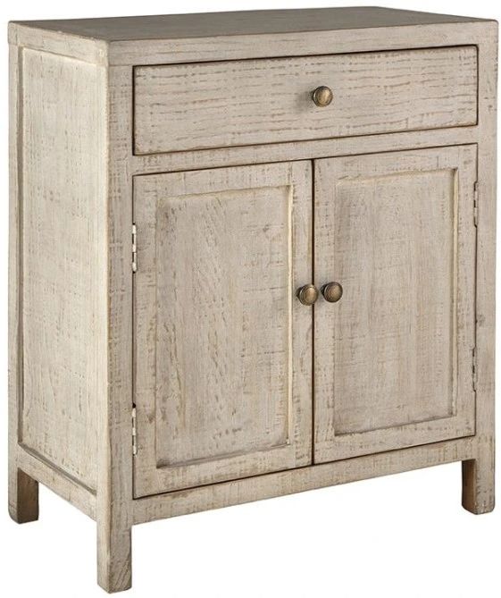 Nest Home Collections Amelia White Washed Cabinet-0