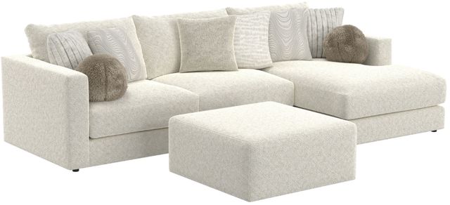 Jackson Furniture Ritzy 4-Piece Bone Right-Arm Facing Sectional and Chaise-0
