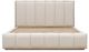 Modus Furniture Gardenia Chai/Cotton Queen Upholstered Platform Bed-4