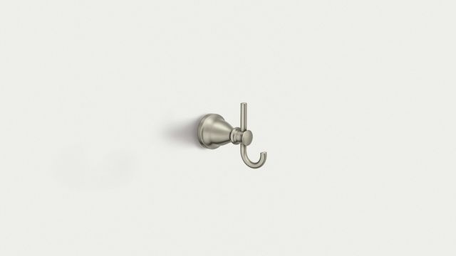 Moen® Hilliard™ Brushed Nickel Double Robe Hook-1