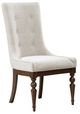 Liberty Furniture Arden Road Cream/Satin Cherry Upholstered Dining Side Chair-0