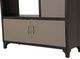 Michael Amini® 21 Cosmopolitan™ Pebble Grain Taupe/Umber Right Bookcase-3