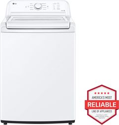 LG 4.1 Cu. Ft. White Agitator Top Load Washer with TurboDrum™ Technology