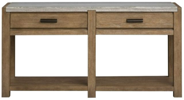 Magnussen Home® Plum Creek Sierra Brown Rectangular Sofa Table-1